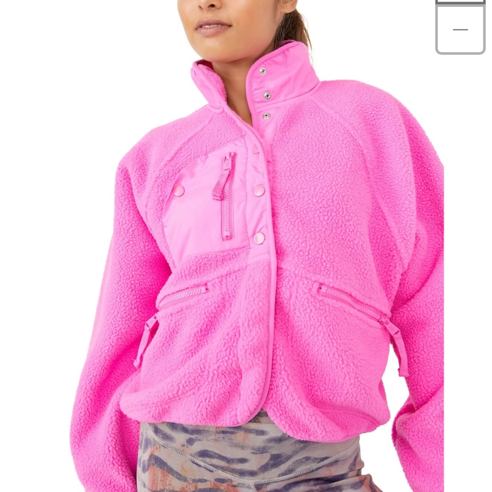Free People Hit The Slopes Fleece Jacket